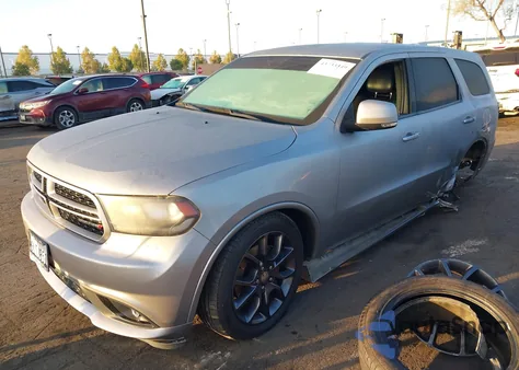 2016 Dodge Durango R/T z USA, uszkodzony, nr VIN 1C4SDJCT7GC309031